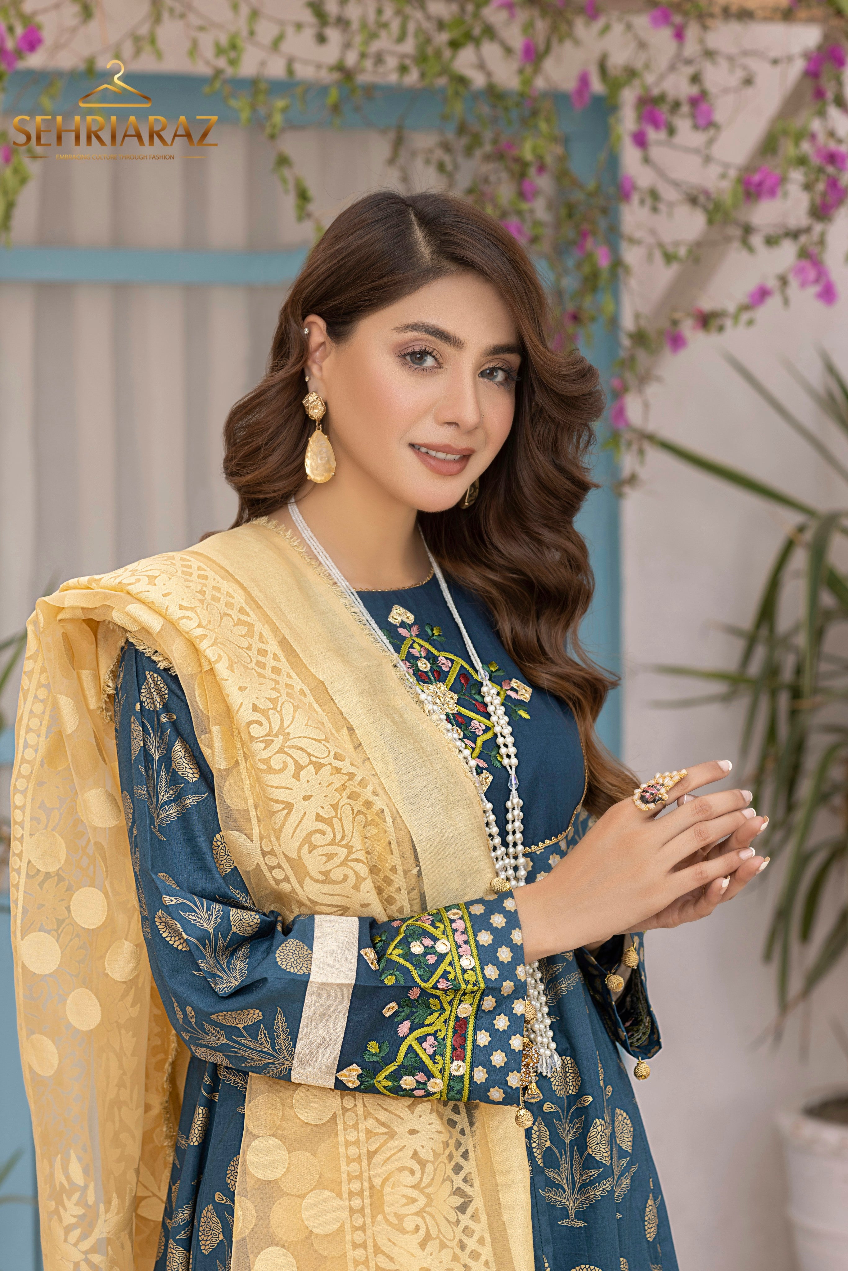 Pakistani Shalwar Kameez Salwar Maxi Dress Indian ZNC