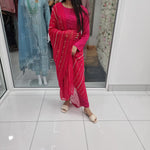 Load image into Gallery viewer, Sehriaraz Linen Pakistani Shalwar Kameez Salwar Suit Indian DP
