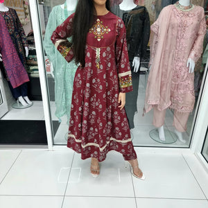 Pakistani Shalwar Kameez Salwar Maxi Dress Indian MRN
