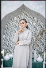 Load image into Gallery viewer, Sehriaraz Linen Pakistani Shalwar Kameez Salwar Suit Indian GRY
