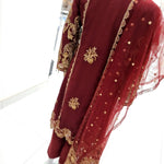 Load image into Gallery viewer, Sehriaraz Luxury Collection Dress Designer Salwar Kameez  Shalwar GUL-MRN
