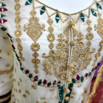 Load image into Gallery viewer, Sehriaraz Luxury collection Dress Designer Salwar Kameez Shalwar Maxi WHT
