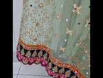 Load and play video in Gallery viewer, Pakistani Heavy Mirror Work Maxi Dress Embroidered Indian Outfit MNT
