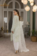 Load image into Gallery viewer, Sehriaraz Pakistani Shalwar Kameez Salwar Plazo Indian LIME
