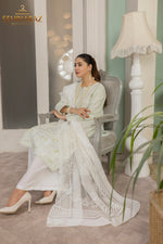 Load image into Gallery viewer, Sehriaraz Pakistani Shalwar Kameez Salwar Plazo Indian LIME
