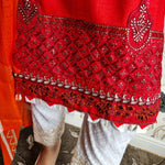 Load image into Gallery viewer, SEHRIARAZ Pakistani Salwar Kameez Ladies Ready Made Asian Indian Shalwar outfit RED
