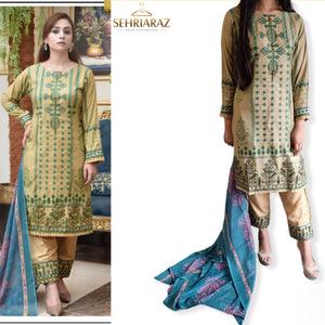 SEHRIARAZ Pakistani Salwar Kameez Ladies Ready Made Asian Indian Shalwar outfit BGE