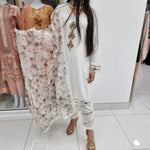 Load image into Gallery viewer, SEHRIRAZ BESPOKE COLLECTION SALWAR KAMEEZ WHT
