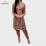 Load image into Gallery viewer, SEHRIARAZ 2 Pce Printed Co Ord Set Cotton Salwar Kameez
