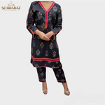 Load image into Gallery viewer, SEHRIARAZ 2 Pce Printed Co Ord Set Cotton Salwar Kameez
