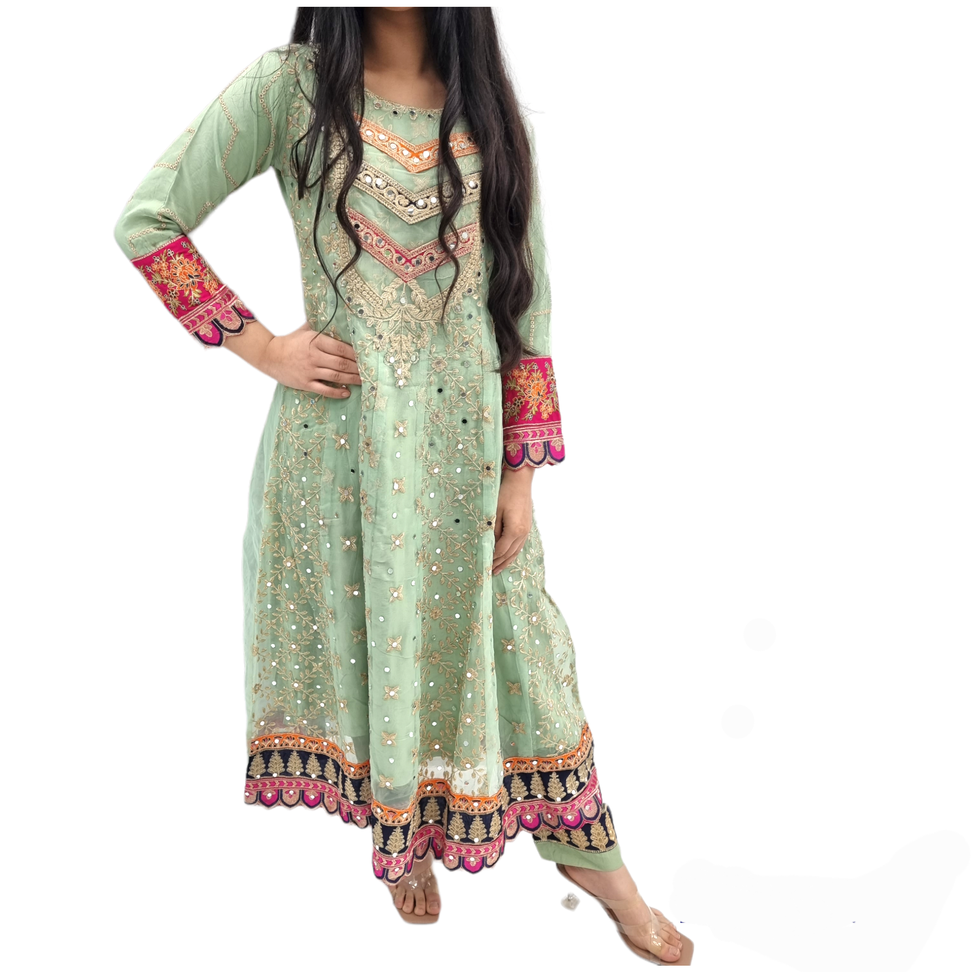 Pakistani hot sale embroidery dresses