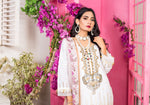 Load image into Gallery viewer, Sehriaraz Schiffli ChikanKari Pakistani Shalwar Kameez Salwar Suit Indian WHT
