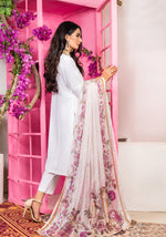 Load image into Gallery viewer, Sehriaraz Schiffli ChikanKari Pakistani Shalwar Kameez Salwar Suit Indian WHT
